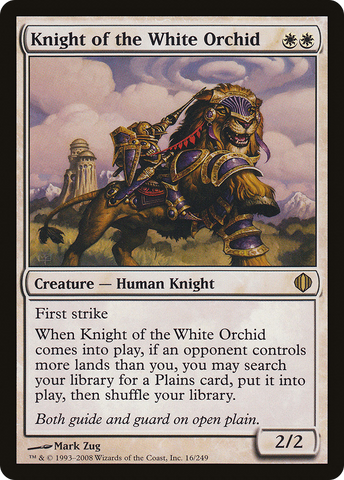 {R} Knight of the White Orchid [Shards of Alara][ALA 016]