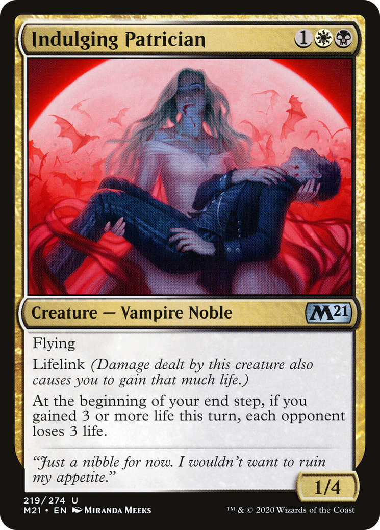 {C} Indulging Patrician [Core Set 2021][M21 219]