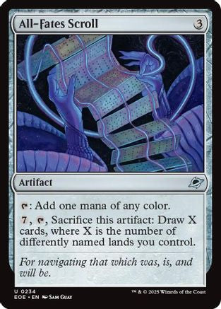 {@@ EOE C} All-Fates Scroll [Edge of Eternities][EOE 234]