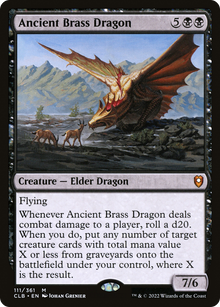 {R} Ancient Brass Dragon [Commander Legends: Battle for Baldur's Gate][CLB 111]