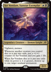 {@R} Syr Vondam, Sunstar Exemplar [Edge of Eternities][EOE 231]