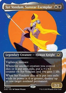 {@R} Syr Vondam, Sunstar Exemplar (Borderless) [Edge of Eternities][EOE 302]