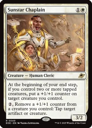 {@@ EOE R} Sunstar Chaplain [Edge of Eternities][EOE 040]
