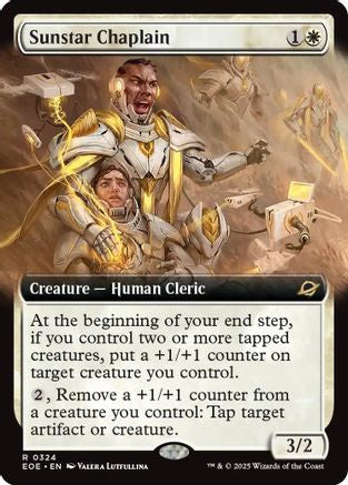 {@@ EOE R} Sunstar Chaplain (Extended Art) [Edge of Eternities][EOE 324]