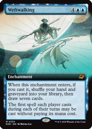 {@R} Weftwalking (Extended Art) [Edge of Eternities][EOE 330]