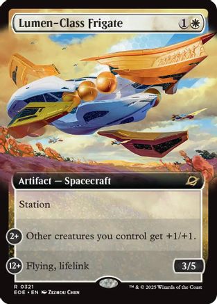 {@R} Lumen-Class Frigate (Extended Art) [Edge of Eternities][EOE 321]