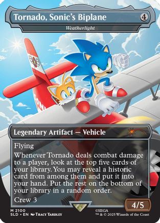 Tornado, Sonic's Biplane - Weatherlight [SLD 2100]