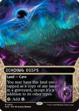{R} Echoing Deeps (0013) (Borderless) [Edge of Eternities: Stellar Sights][EOS 013]