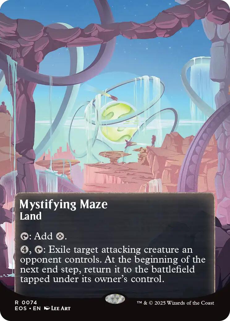 {R} Mystifying Maze (0074) (Borderless) [Edge of Eternities: Stellar Sights][EOS 074]