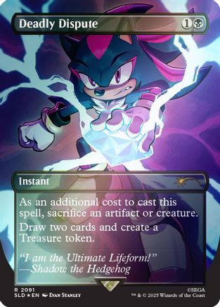 Deadly Dispute (2091) (Rainbow Foil) [SLD 2091]  Foil