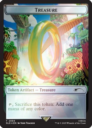 Treasure Token (2094) (Rainbow Foil) [SLD 2094]  Foil
