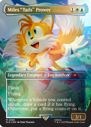 Miles "Tails" Prower (Rainbow Foil) [SLD 2085]  Foil