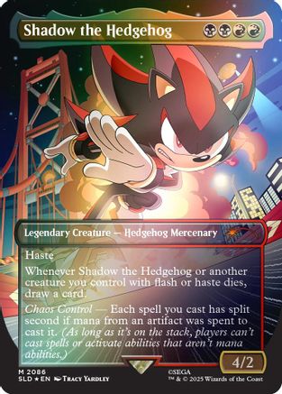 Shadow the Hedgehog (Rainbow Foil) [SLD 2086]  Foil