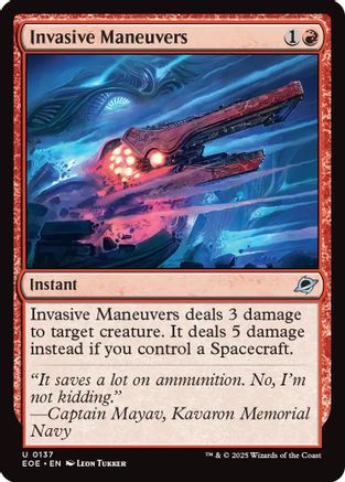 {@C} Invasive Maneuvers [Edge of Eternities][EOE 137]
