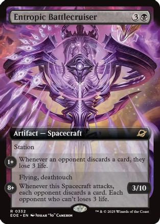{@@ EOE R} Entropic Battlecruiser (Extended Art) [Edge of Eternities][EOE 332]