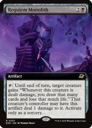 {@@ EOE R} Requiem Monolith (Extended Art) [Edge of Eternities][EOE 333]
