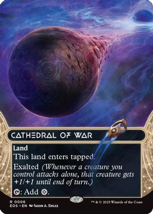 {R} Cathedral of War (0006) (Borderless) [Edge of Eternities: Stellar Sights][EOS 006]