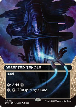 {@@ EOC R} Deserted Temple (0011) (Borderless) [Edge of Eternities: Stellar Sights][EOS 011]