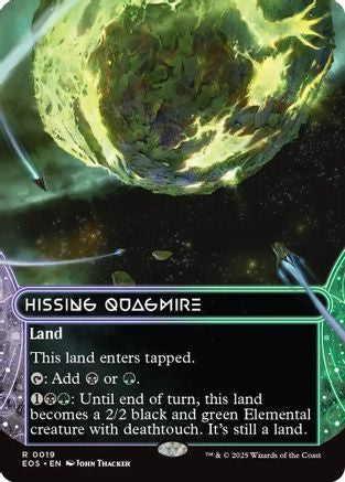 {R} Hissing Quagmire (0019) (Borderless) [Edge of Eternities: Stellar Sights][EOS 019]