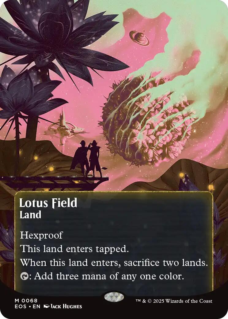 {@@ EOC R} Lotus Field (0068) (Poster) [Edge of Eternities: Stellar Sights][EOS 068]