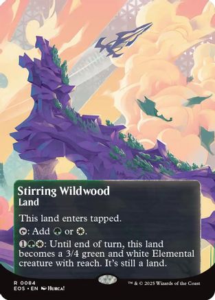 {@@ EOC R} Stirring Wildwood (0084) (Poster) [Edge of Eternities: Stellar Sights][EOS 084]