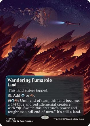 {R} Wandering Fumarole (0090) (Poster) [Edge of Eternities: Stellar Sights][EOS 090]