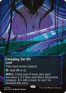 {@@ EOC R} Creeping Tar Pit (0144) (Poster) (Galaxy Foil) [Edge of Eternities: Stellar Sights][EOS 144]