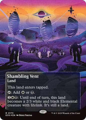 {@@ EOC R} Shambling Vent (0173) (Poster) (Galaxy Foil) [Edge of Eternities: Stellar Sights][EOS 173]