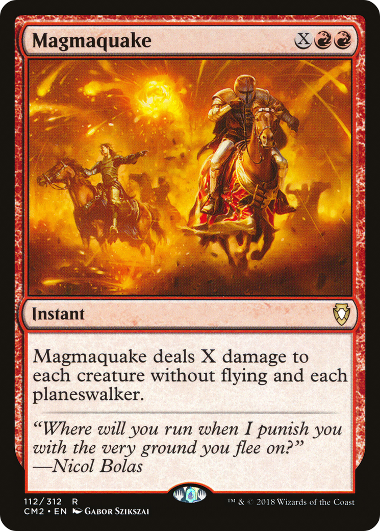 {R} Magmaquake [Commander Anthology Volume II][CM2 112]