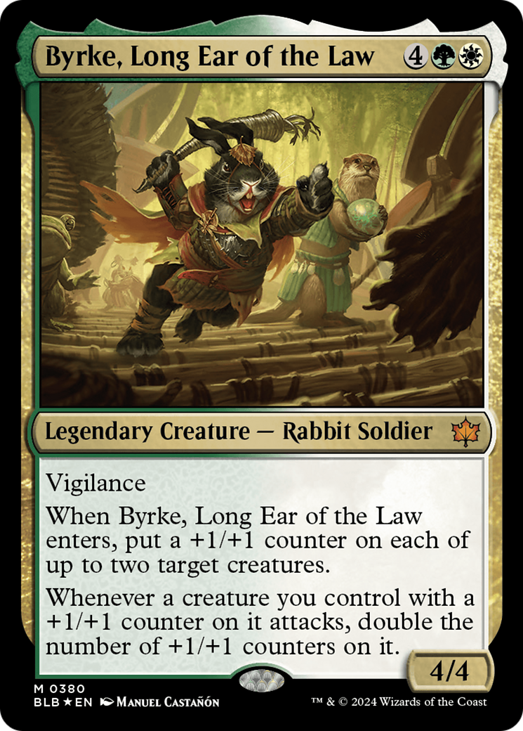 {@R} Byrke, Long Ear of the Law [Bloomburrow][BLB 380]
