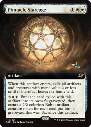 {@@ EOE R} Pinnacle Starcage (Extended Art) [Edge of Eternities][EOE 322]
