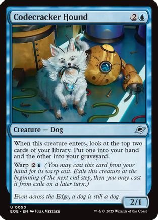 {@@ EOE C} Codecracker Hound [Edge of Eternities][EOE 050]