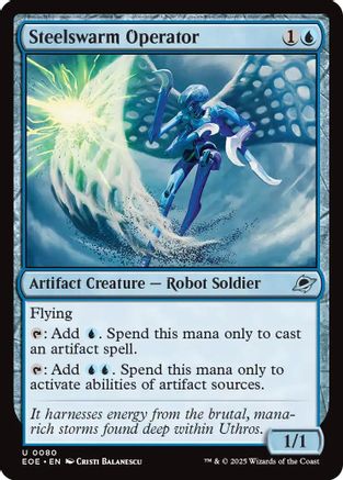 {@@ EOE C} Steelswarm Operator [Edge of Eternities][EOE 080]