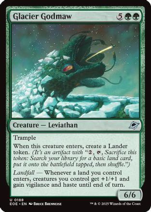 {@@ EOE C} Glacier Godmaw [Edge of Eternities][EOE 188]