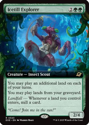 {@@ EOE R} Icetill Explorer (Extended Art) [Edge of Eternities][EOE 343]