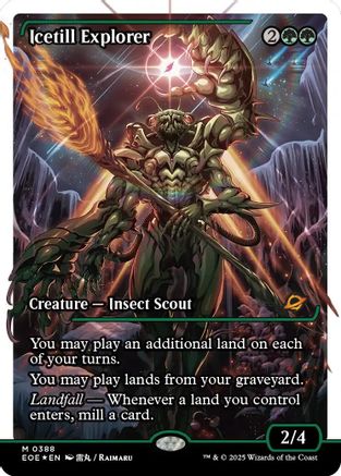 {@@ EOE R} Icetill Explorer (Showcase) (Fracture Foil) [Edge of Eternities][EOE 388]