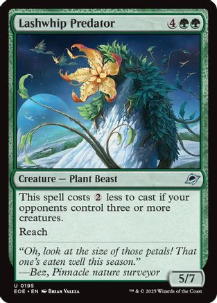 {@@ EOE C} Lashwhip Predator [Edge of Eternities][EOE 195]