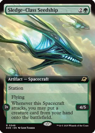 {@R} Sledge-Class Seedship (Extended Art) [Edge of Eternities][EOE 346]