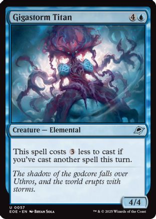 {@@ EOE C} Gigastorm Titan [Edge of Eternities][EOE 057]