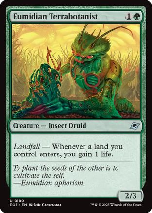 {@@ EOE C} Eumidian Terrabotanist [Edge of Eternities][EOE 180]