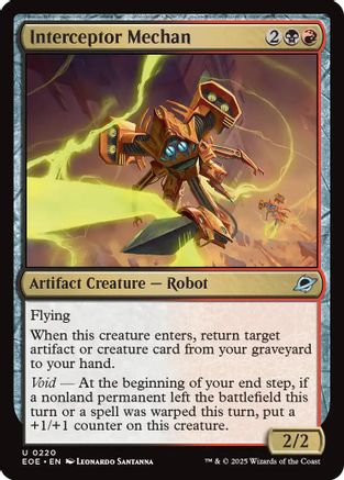 {@@ EOE C} Interceptor Mechan [Edge of Eternities][EOE 220]