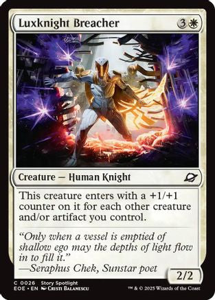 {@C} Luxknight Breacher [Edge of Eternities][EOE 026]