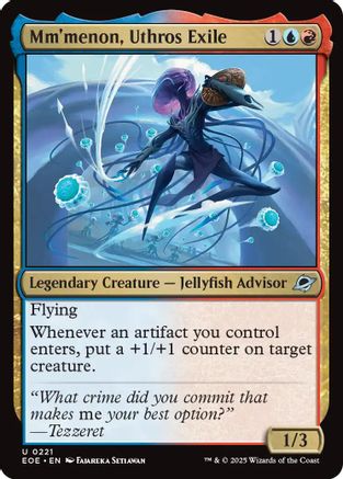 {@@ EOE C} Mm'menon, Uthros Exile [Edge of Eternities][EOE 221]