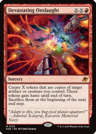 {@R} Devastating Onslaught [Edge of Eternities][EOE 132]