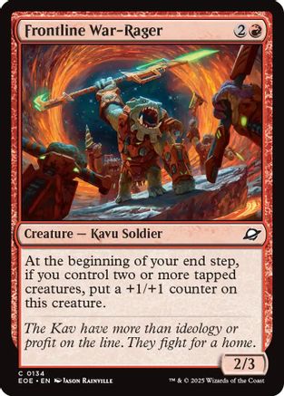 {@C} Frontline War-Rager [Edge of Eternities][EOE 134]