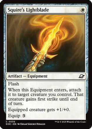 {@C} Squire's Lightblade [Edge of Eternities][EOE 036]