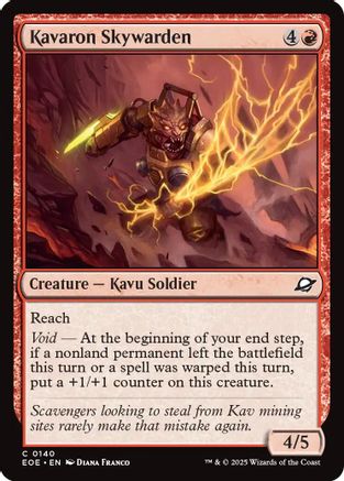 {@@ EOE C} Kavaron Skywarden [Edge of Eternities][EOE 140]
