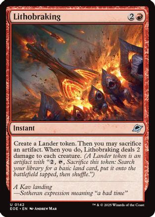 {@C} Lithobraking [Edge of Eternities][EOE 142]