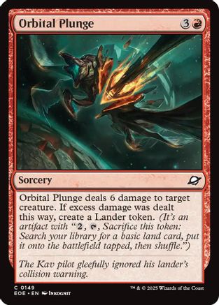 {@C} Orbital Plunge [Edge of Eternities][EOE 149]