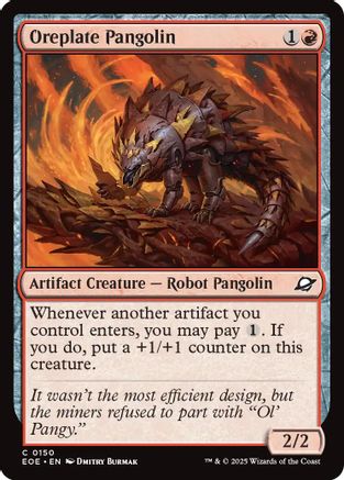 {@C} Oreplate Pangolin [Edge of Eternities][EOE 150]